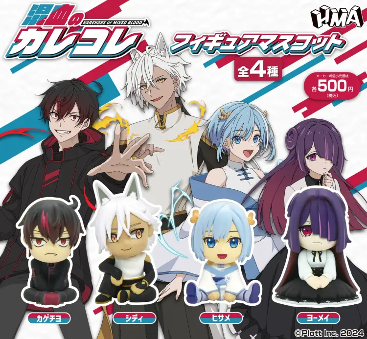 混血のカレコレ　フィギュアマスコット