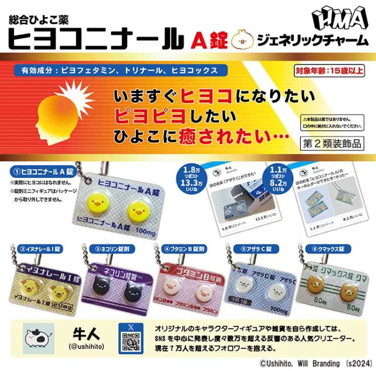 ヒヨコニナールA錠 ジェネリックチャーム